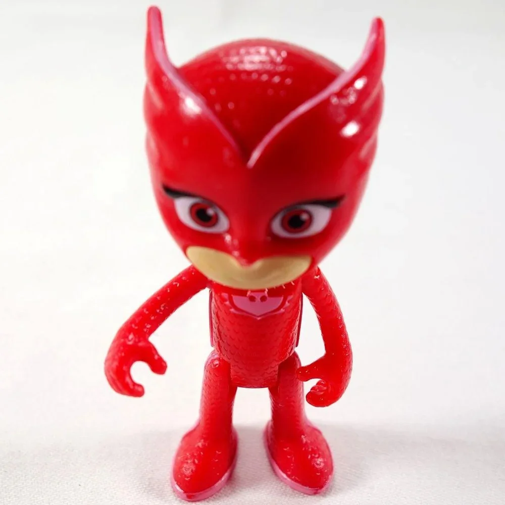 Just Play PJ Masks Cat Boy‎ Owlette Gekko Night Ninja Lot of 4 Action Figures